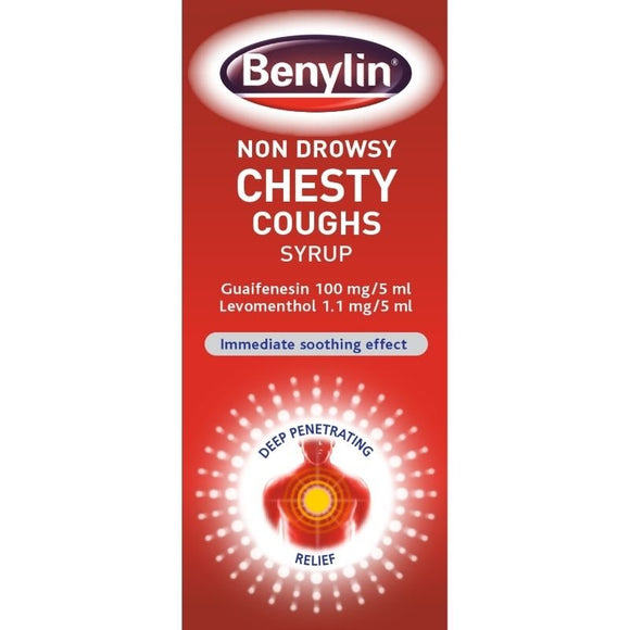 Benylin Chesty Non-Drowsy Cough Syrup 125ml - O'Sullivans Pharmacy - Medicines & Health -
