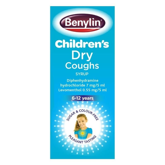 Benylin Childrens Dry Cough 125ml - O'Sullivans Pharmacy - Medicines & Health -