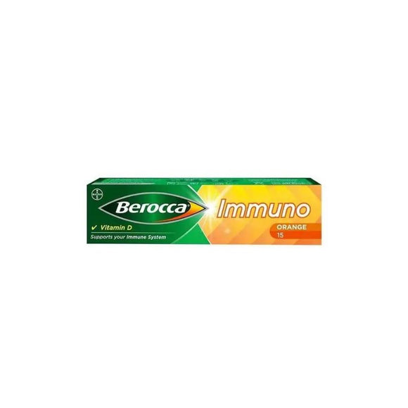 Berocca Immuno Effervescent Tablets 15 Pack - O'Sullivans Pharmacy - Vitamins - 5010605402371