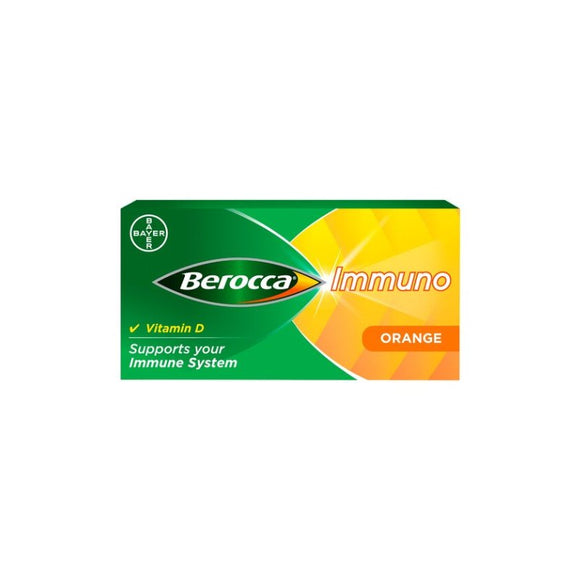 Berocca Immuno Effervescent Tablets 30 Pack - O'Sullivans Pharmacy - Vitamins - 5010605402388