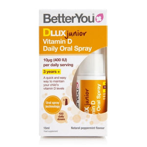 Better You Dlux Junior Daily Junior Vitamin D Oral Spray 15ml - O'Sullivans Pharmacy - Vitamins -