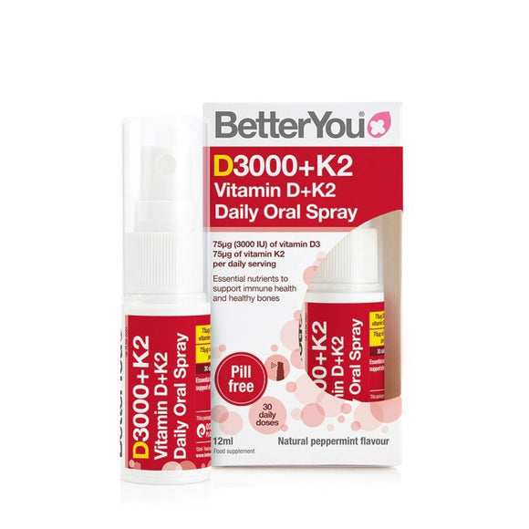 Better You Dlux Vitamin D & K2 Oral Spray 12ml - O'Sullivans Pharmacy - Vitamins - 96175101