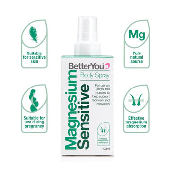 Better You Magnesium Sensitive Spray 100ml - O'Sullivans Pharmacy - Vitamins - 5060148521374