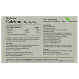 BioActive Calcium+D3+K1+K2 Tablets 60 Pack - O'Sullivans Pharmacy - Vitamins - 5709976133204