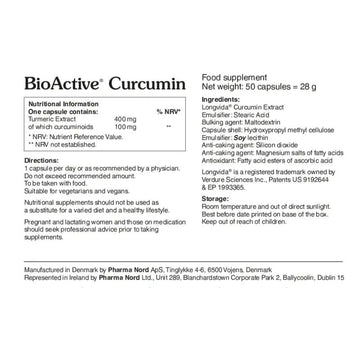 BioActive Curcumin Tablets 50 Pack - O'Sullivans Pharmacy - Vitamins - 5709976233201