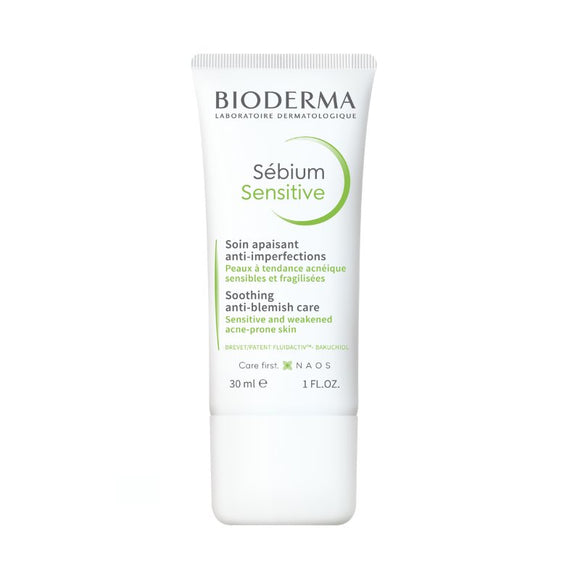 Bioderma Sebium Sensitive Soothing Moisturiser 30ml - O'Sullivans Pharmacy - Skincare - 3401360106994