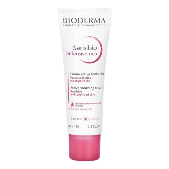 Bioderma Sensibo Defensive Active Soothing Rich Cream 40ml - O'Sullivans Pharmacy - Skincare - 3401346673274