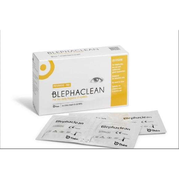 Blephaclean Wipes - Eyelid Sterile Clean 20 Pack - O'Sullivans Pharmacy - Medicines & Health -