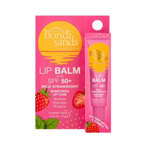 Bondi Sands Strawberry Lip Balm SPF50+ 10g - O'Sullivans Pharmacy - Suncare - 810020170771