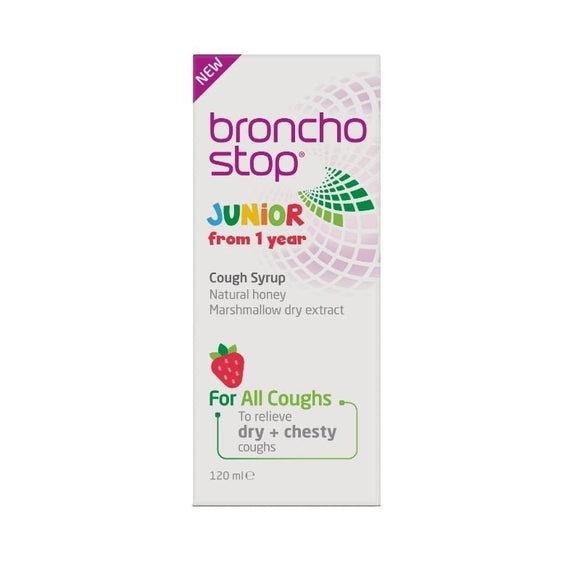Bronchostop Junior Cough Syrup 120ml - O'Sullivans Pharmacy - Medicines & Health - 5012616264290