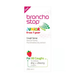 Bronchostop Junior Cough Syrup 200ml - O'Sullivans Pharmacy - Medicines & Health - 5012616264283