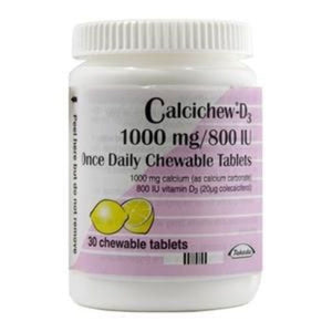 Calcichew D3 Forte Double Strength 1000mg 800iu Tablets 30 Pack - O'Sullivans Pharmacy - Vitamins -