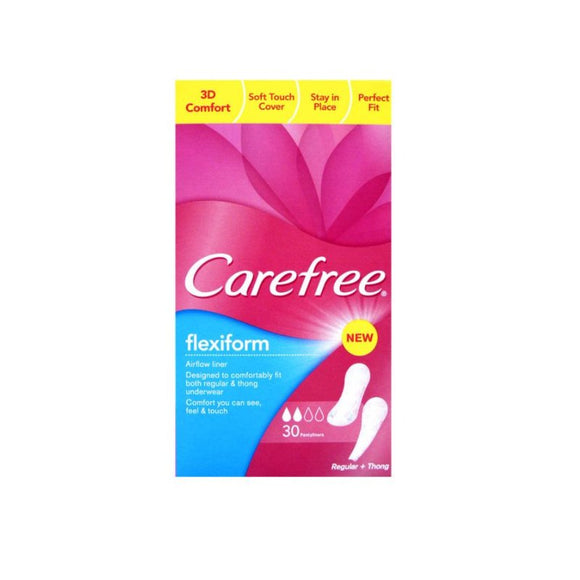 Carefree FlexiForm 30 Pack - O'Sullivans Pharmacy - Toiletries - 3574661257044