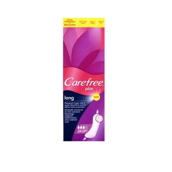 Carefree Long Plus Liners 24 Pack - O'Sullivans Pharmacy - Toiletries - 3574660334913