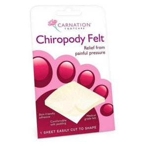 Carnation Chiropody Felt - O'Sullivans Pharmacy - Medicines & Health -