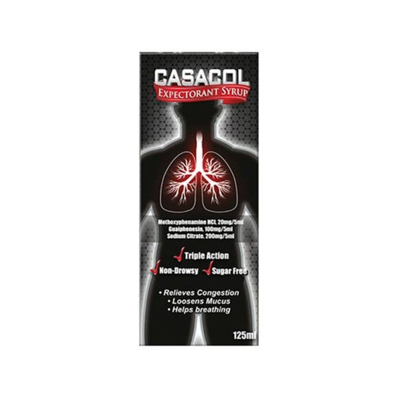 Casacol Expectorant Syrup 300ml - O'Sullivans Pharmacy - Medicines & Health -