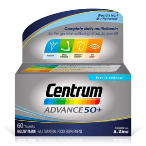 Centrum Advance 50+ Tablets 60 Pack - O'Sullivans Pharmacy - Vitamins -