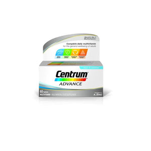 Centrum Advance Tablets 60 Pack - O'Sullivans Pharmacy - Vitamins - 5000309008160