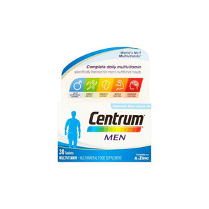 Centrum Men 30 Pack - O'Sullivans Pharmacy - Vitamins - 5054563126719