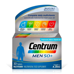 Centrum Men 50+ 30 Pack - O'Sullivans Pharmacy - Vitamins -