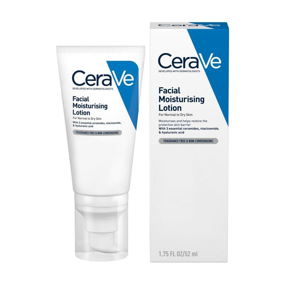 CeraVe Facial PM Moisturising Lotion 52ml - O'Sullivans Pharmacy - Skincare - 3337875597449