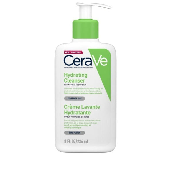 CeraVe Hydrating Cleanser 236ml - O'Sullivans Pharmacy - Skincare - 3337875597180