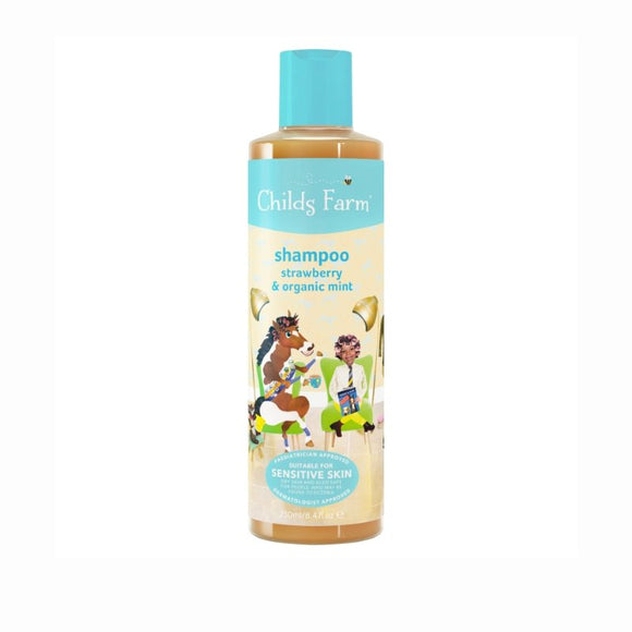 Childs Farm Shampoo - Strawberry & Mint 250ml - O'Sullivans Pharmacy - Mother & Baby - 5029066007148