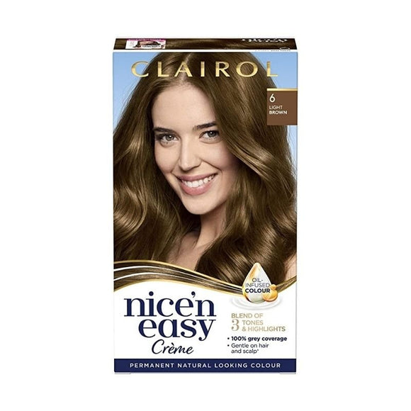 Clairol Nice n Easy Creme 6 Light Brown - O'Sullivans Pharmacy - Toiletries -