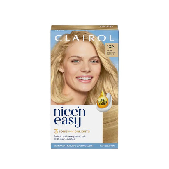 Clairol Nice n Easy Permanent 10A Light Ash Blonde - O'Sullivans Pharmacy - Toiletries - 8699568527474