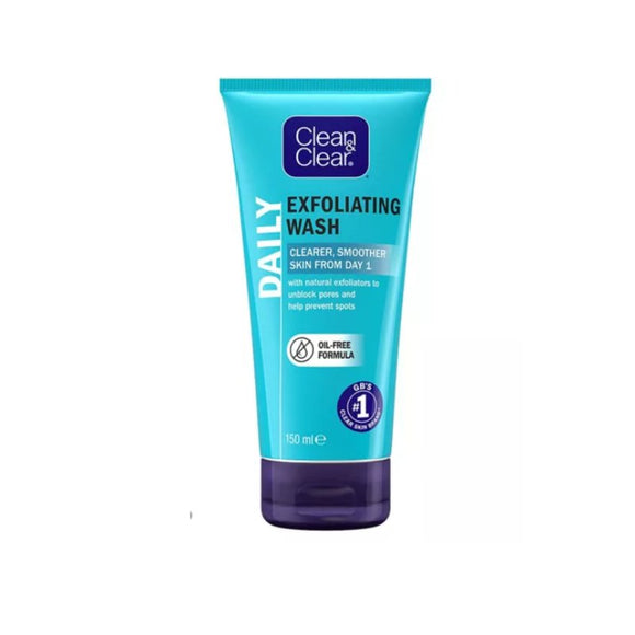Clean & Clear Exfoliating Daily Wash 150ml - O'Sullivans Pharmacy - Skincare - 5000207007425