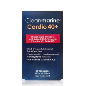 Cleanmarine Cardio 40+ Capsules 60 Pack - O'Sullivans Pharmacy - Vitamins - 5391500077896