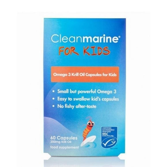Cleanmarine For Kids Capsules 60 Pack - O'Sullivans Pharmacy - Vitamins - 5391500077797