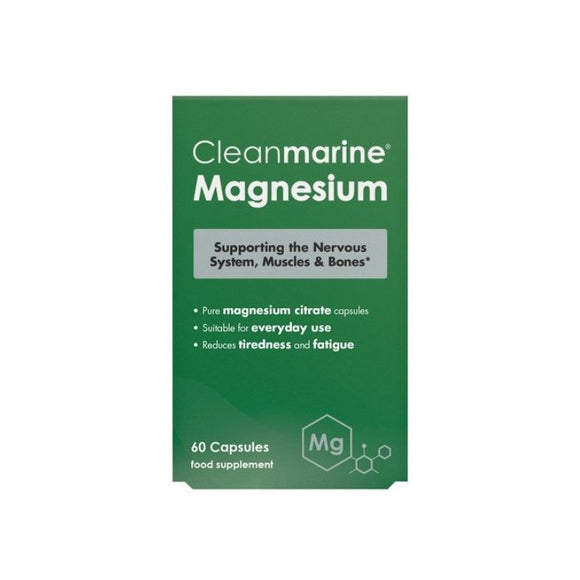 Cleanmarine Magnesium 200mg 60 Capsules - O'Sullivans Pharmacy - Vitamins - 539150077438