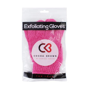 Cocoa Brown Exfoliating Gloves - O'Sullivans Pharmacy - Skincare - 5391018042898