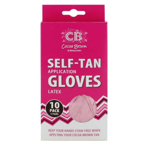 Cocoa Brown Latex Self Tan Application Gloves - O'Sullivans Pharmacy - Skincare - 5391018043598