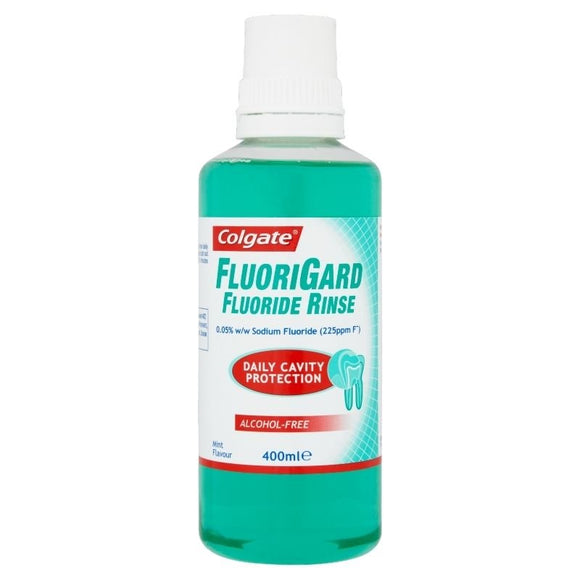 Colgate Fluorigard Alcohol Free Mouthwash 400ml - O'Sullivans Pharmacy - Toiletries - 8714789787022