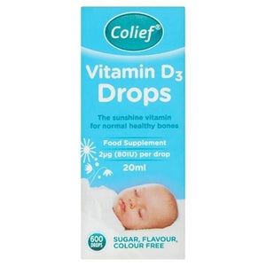 Colief Vitamin D3 Drops 20ml - O'Sullivans Pharmacy - Vitamins - 5391510234180