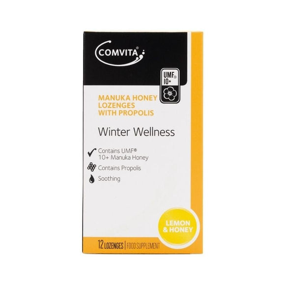 Comvita Propolis & Manuka Lemon & Honey Lozenges 54g - O'Sullivans Pharmacy - Vitamins -