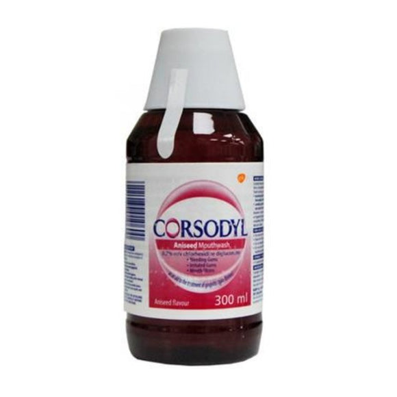 Corsodyl Aniseed Mouthwash 300ml - O'Sullivans Pharmacy - Toiletries -