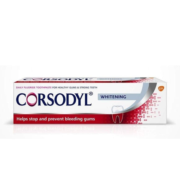 Corsodyl Daily Whitening Toothpaste 75ml - O'Sullivans Pharmacy - Toiletries -