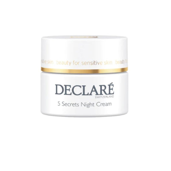 Declare 5 Secrets Night Cream 50ml - O'Sullivans Pharmacy - Skincare - 9007867011171