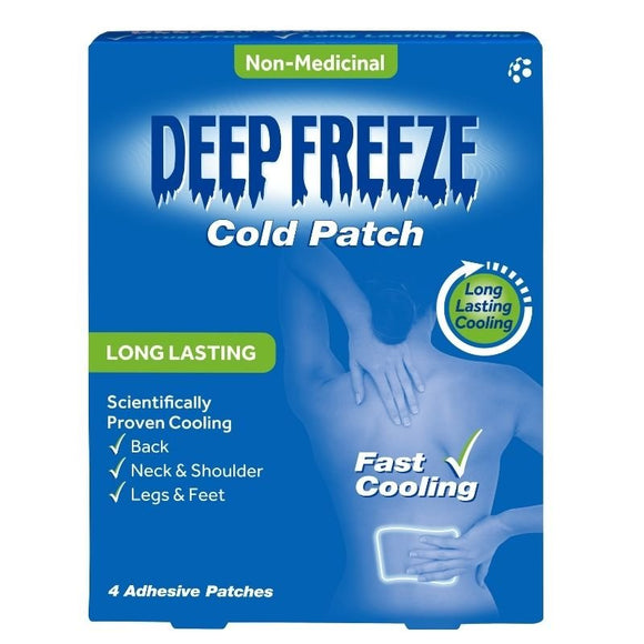 Deep Freeze Patch 4 Pack - O'Sullivans Pharmacy - Medicines & Health -
