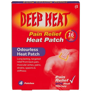 Deep Heat Patches 4 Pack - O'Sullivans Pharmacy - Medicines & Health -