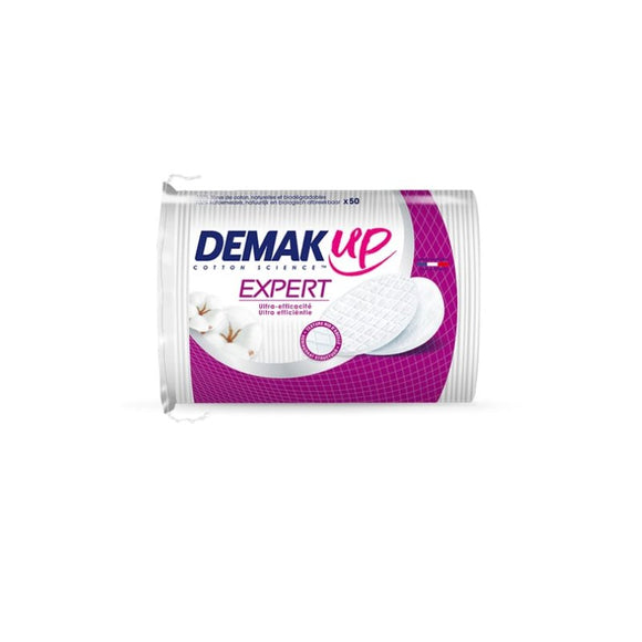 Demak Up Expert Oval Cotton Pads 50 Pack - O'Sullivans Pharmacy - Makeup Remover - 3133200065634