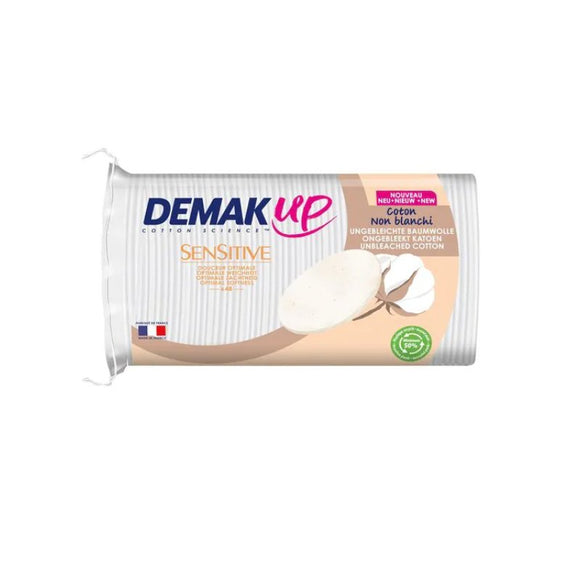 Demak Up Sensitive Oval Cotton Pads 48 Pack - O'Sullivans Pharmacy - Makeup Remover - 7322540809244