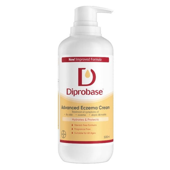 Diprobase Advanced Eczema Cream 500g - O'Sullivans Pharmacy - Medicines & Health - 5010605401183