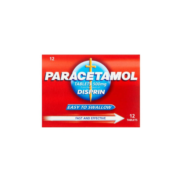Disprin Paracetamol Tablets 12 Pack - O'Sullivans Pharmacy - Medicines & Health - 5000158060012