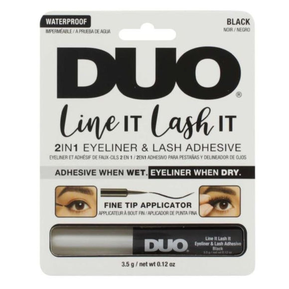 Duo Line It Lash It 2 in 1 Eyeliner & Lash Adhesive Black 3.5g - O'Sullivans Pharmacy - Beauty - 073930669494