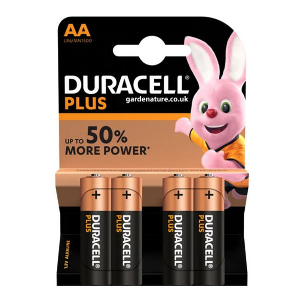 Duracell Plus Power AA 4 Pack Batteries - O'Sullivans Pharmacy - Medicines & Health -