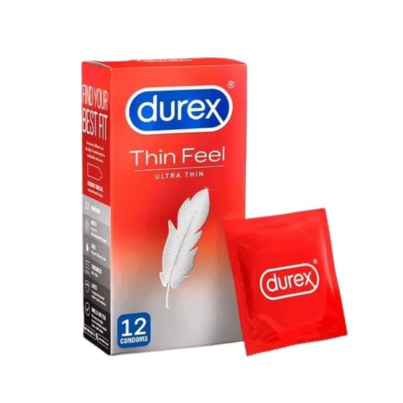 Durex Thin Feel Ultra Thin Condoms 12 Pack - O'Sullivans Pharmacy - Medicines & Health - 5011417577011